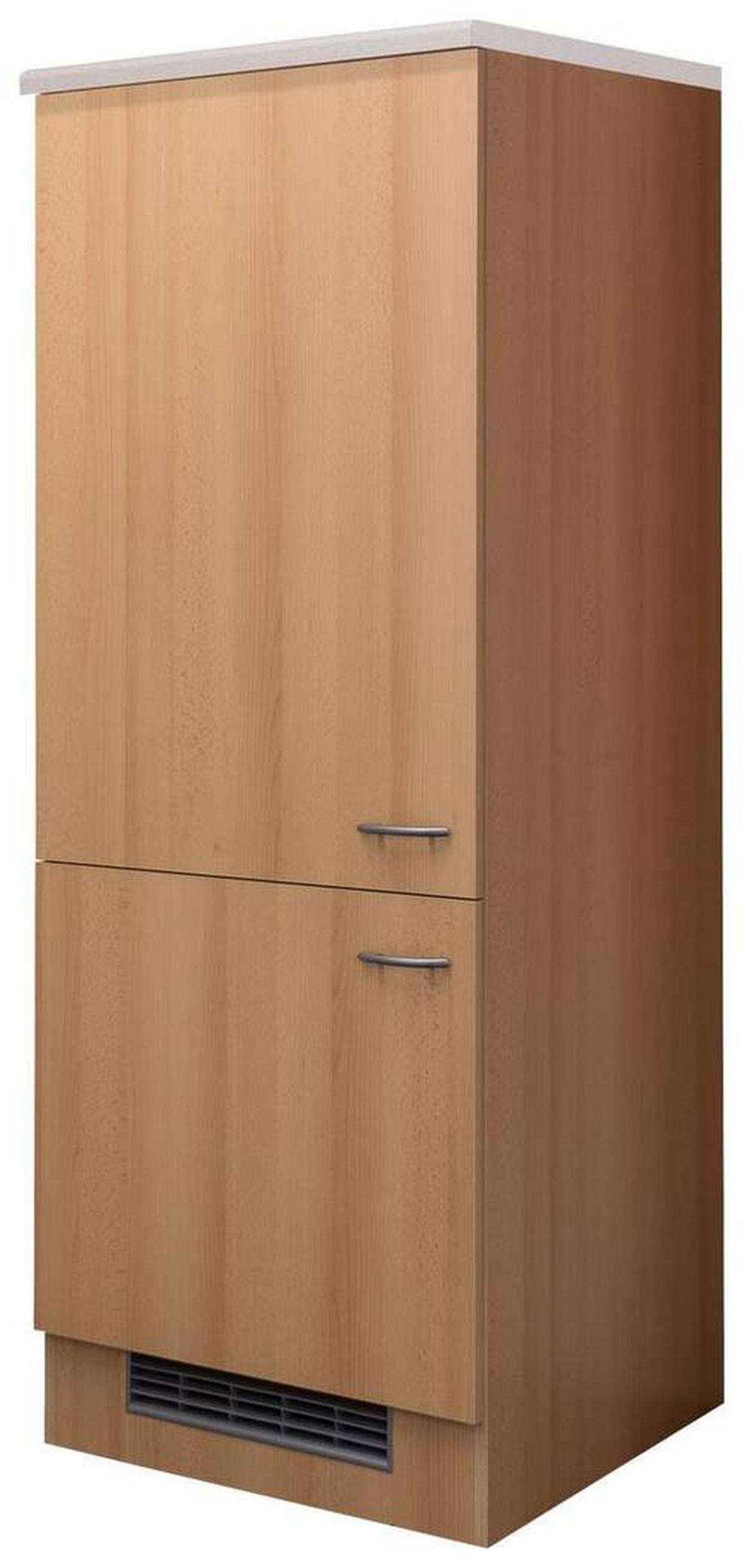 Geräteumbauschrank Nano Buchefarben B: 60 cm - Beige/Buchefarben, KONVENTIONELL, Holzwerkstoff (60/160,6/60cm) - FlexWell