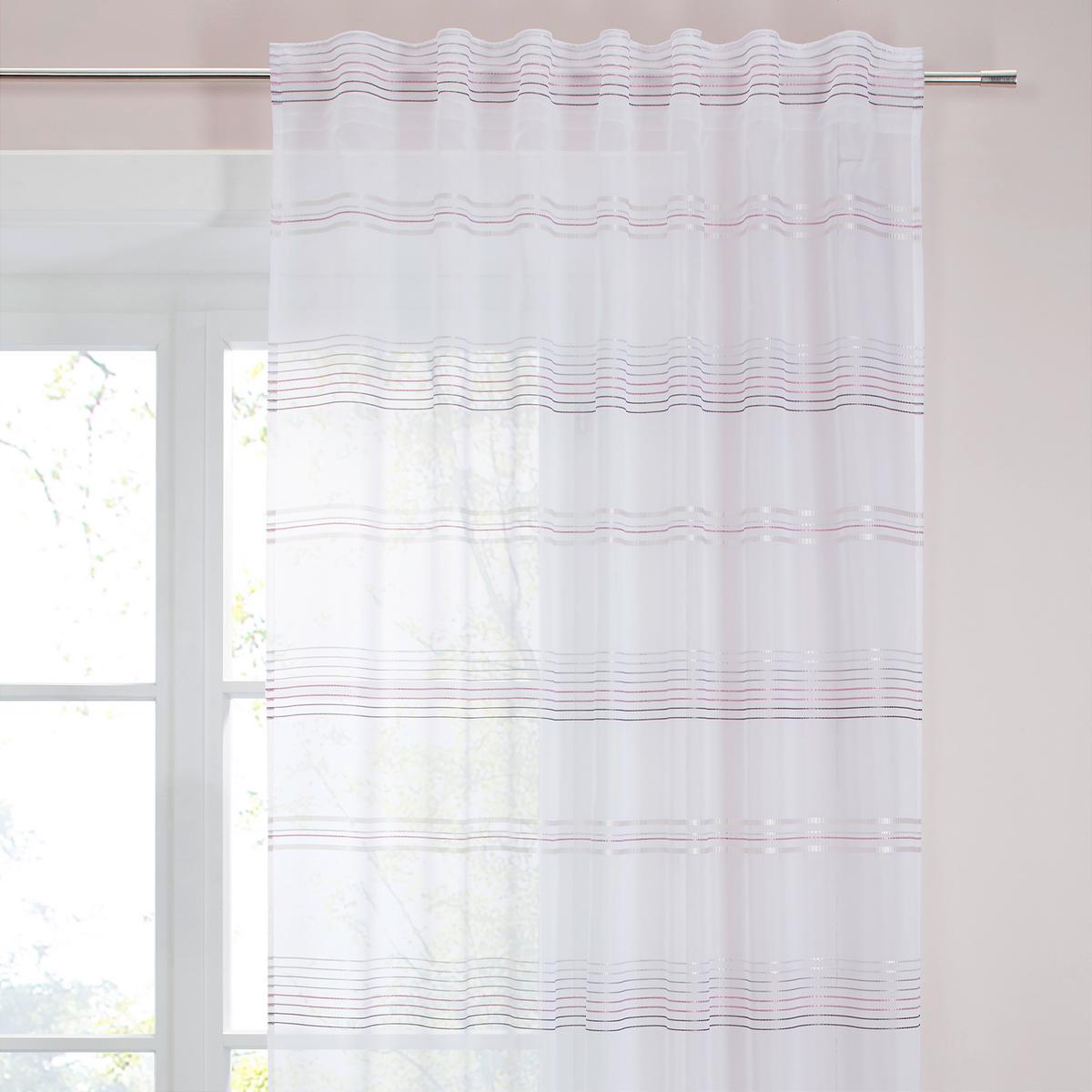 HOTOVÝ ZÁVES Louis, 140/245 cm - biela, Konventionell, textil (140/245cm) - Modern Living