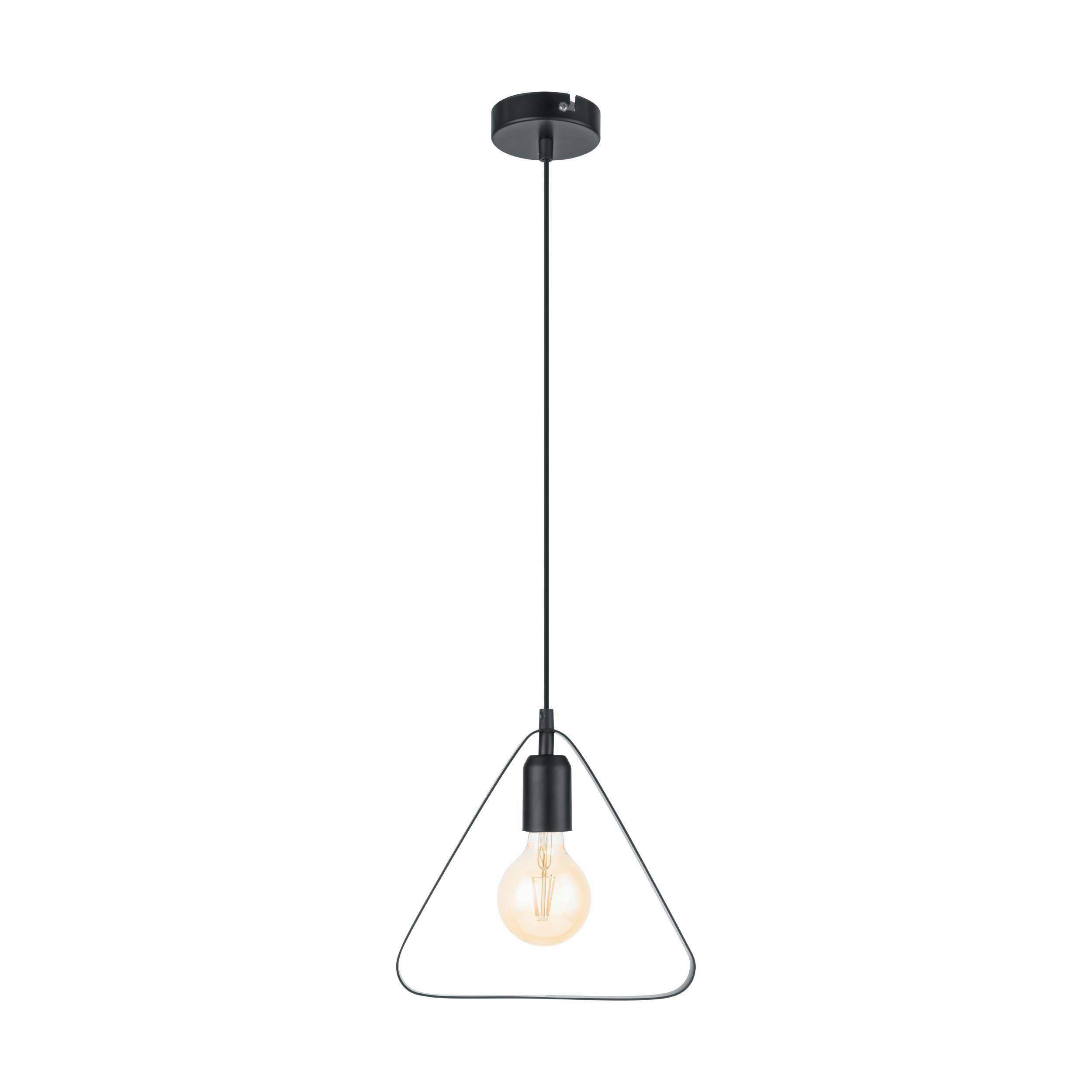 Hängeleuchte 49774_bedington - Schwarz, KONVENTIONELL, Metall (25/9,5/110cm) - Eglo