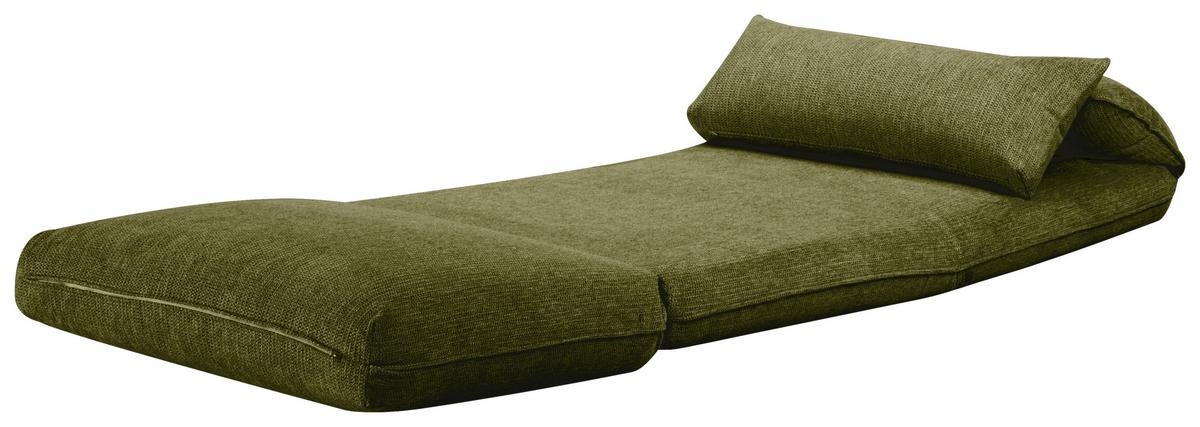 Schlafsessel Verve Olivgrün B: 78 cm - Olivgrün, Design, Textil/Metall (78/72/85cm) - Livetastic