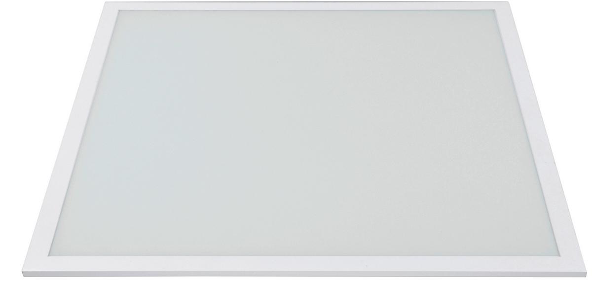 Led-deckenleuchte L: 62 Cm, Mit Farbtemperaturwechsler - Weiß, Basics, Kunststoff/Metall (62/62/5cm)