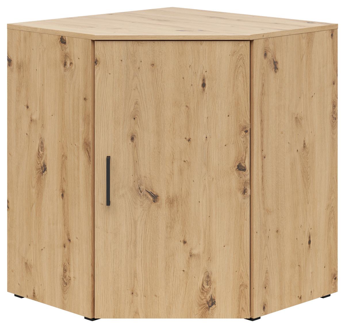 Sarokkomód Cabinet - Artisan tölgy, Modern, faalapú anyag (71,5/71,5cm)