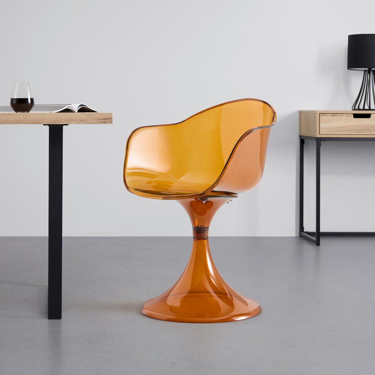 DIZAJNOVÉ KRESLO ZINO -TREND- - jantárová, Lifestyle, plast (51/79/59cm) - Mömax