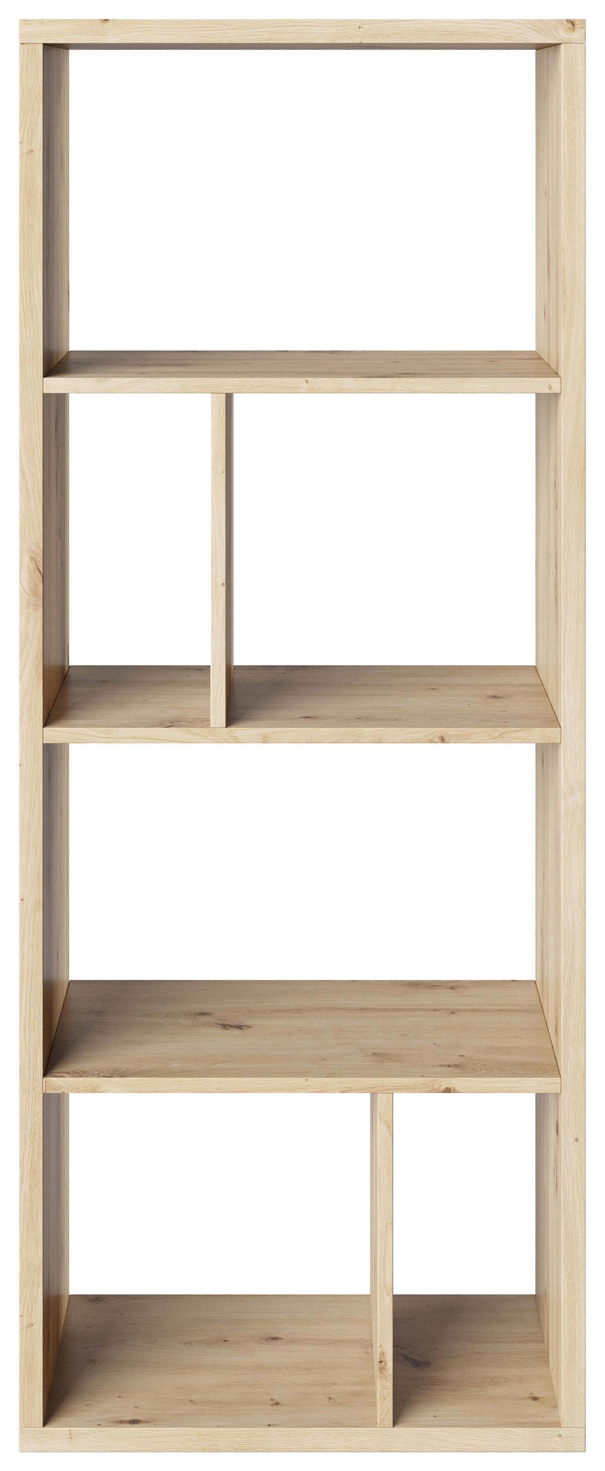 Regal Fortuna - Eiche Artisan, Basics, Holzwerkstoff (58/147/34cm) - MID.YOU