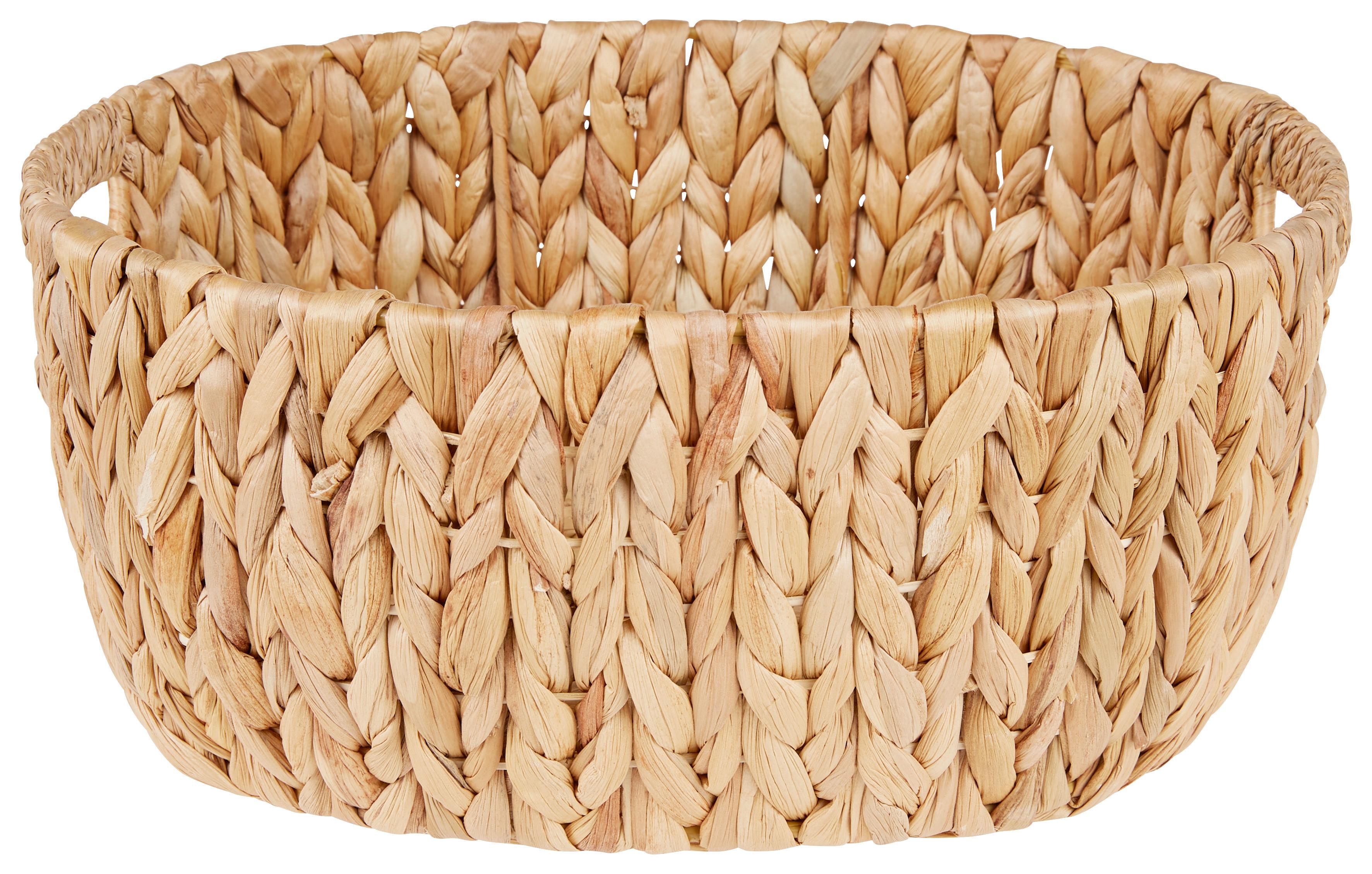 Korb Jonathan - Naturfarben, KONVENTIONELL, Naturmaterialien/Metall (35/30/15cm) - Luca Bessoni