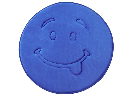 Kinderteppich Smile Ø 58 cm - Blau/Pink, Textil (58cm) - Luca Bessoni Kinderteppich Smile Ø 58 cm - Blau/Pink, Textil (58cm) - Luca Bessoni