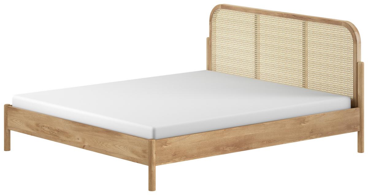 Bett Olive Eichefarben 180x200cm - Eichefarben, MODERN, Holz/Holzwerkstoff (180/200cm) - Vipack
