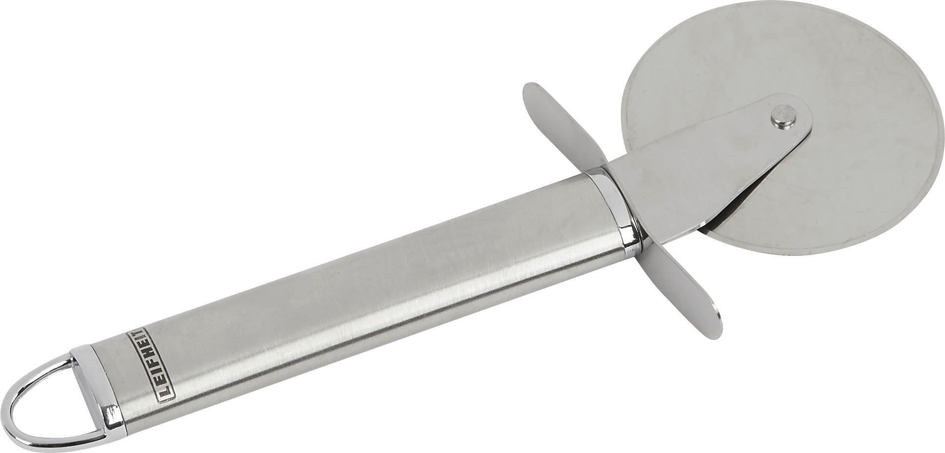 Leifheit Pizzaschneider Aus Edelstahl Roberto L: 25 cm - Silberfarben, KONVENTIONELL, Metall (9/3/25cm) - Leifheit