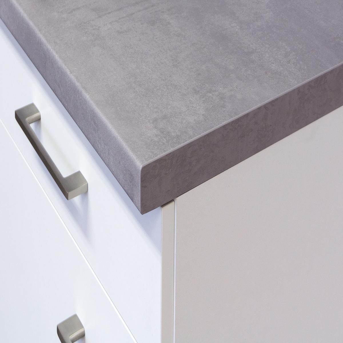 Pracovní deska 220 cm dekor Beton - šedá, kompozitní dřevo (220/60cm) - FlexWell