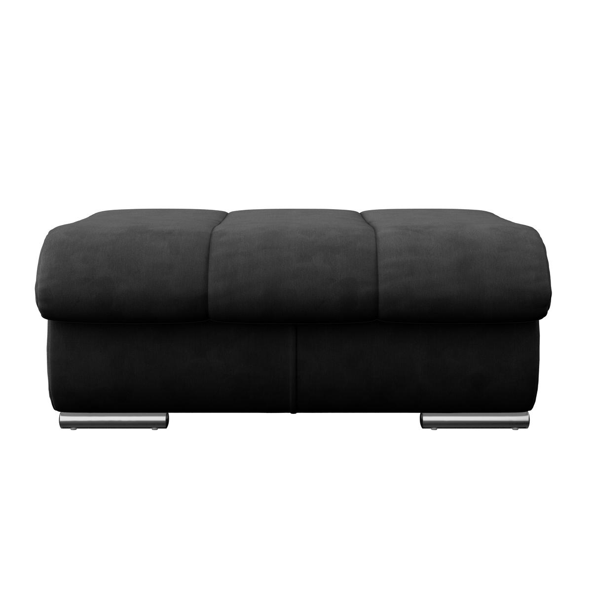 Hocker Multi - Chromfarben/Anthrazit, MODERN, Textil (100/43/80cm) - Luca Bessoni