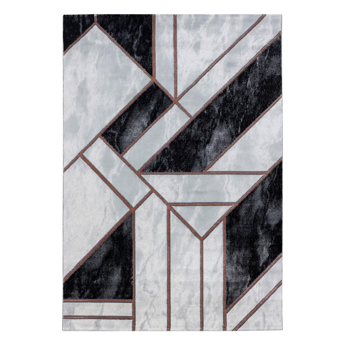 Webteppich Bronze Naturfaser Naxos 140x200 cm - Bronzefarben, Design, Textil (140/200cm)