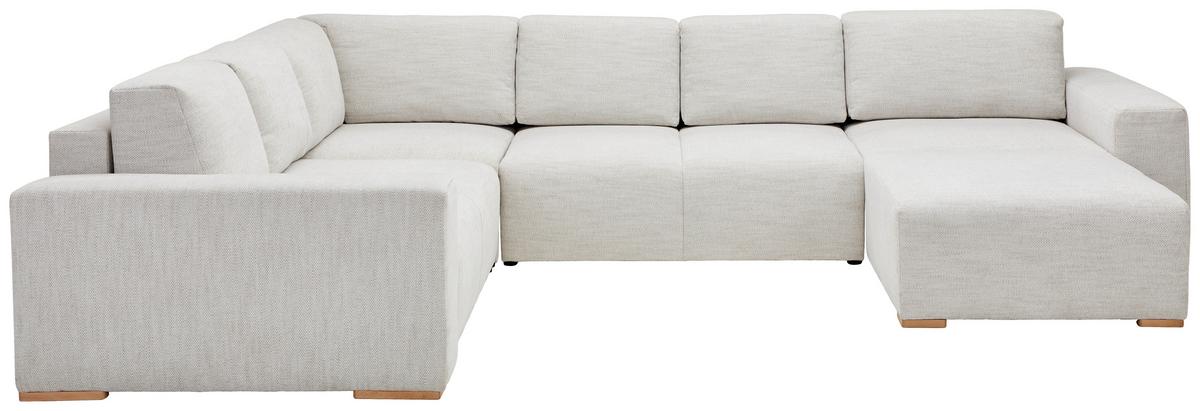 Wohnlandschaft Vouge Beige U: 283x371x208 Cm - Beige/Buchefarben, KONVENTIONELL, Textil (283/371/208cm) - Livetastic