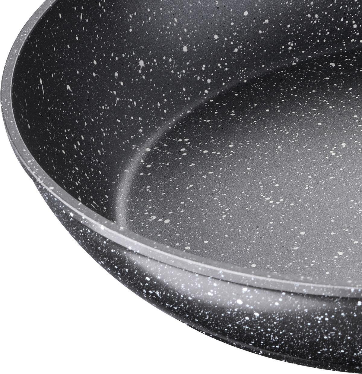 Bratpfanne Orion Ø ca. 26 cm Aluminium Antihaftbeschichtet - Dunkelgrau, Basics, Kunststoff/Metall (26cm)