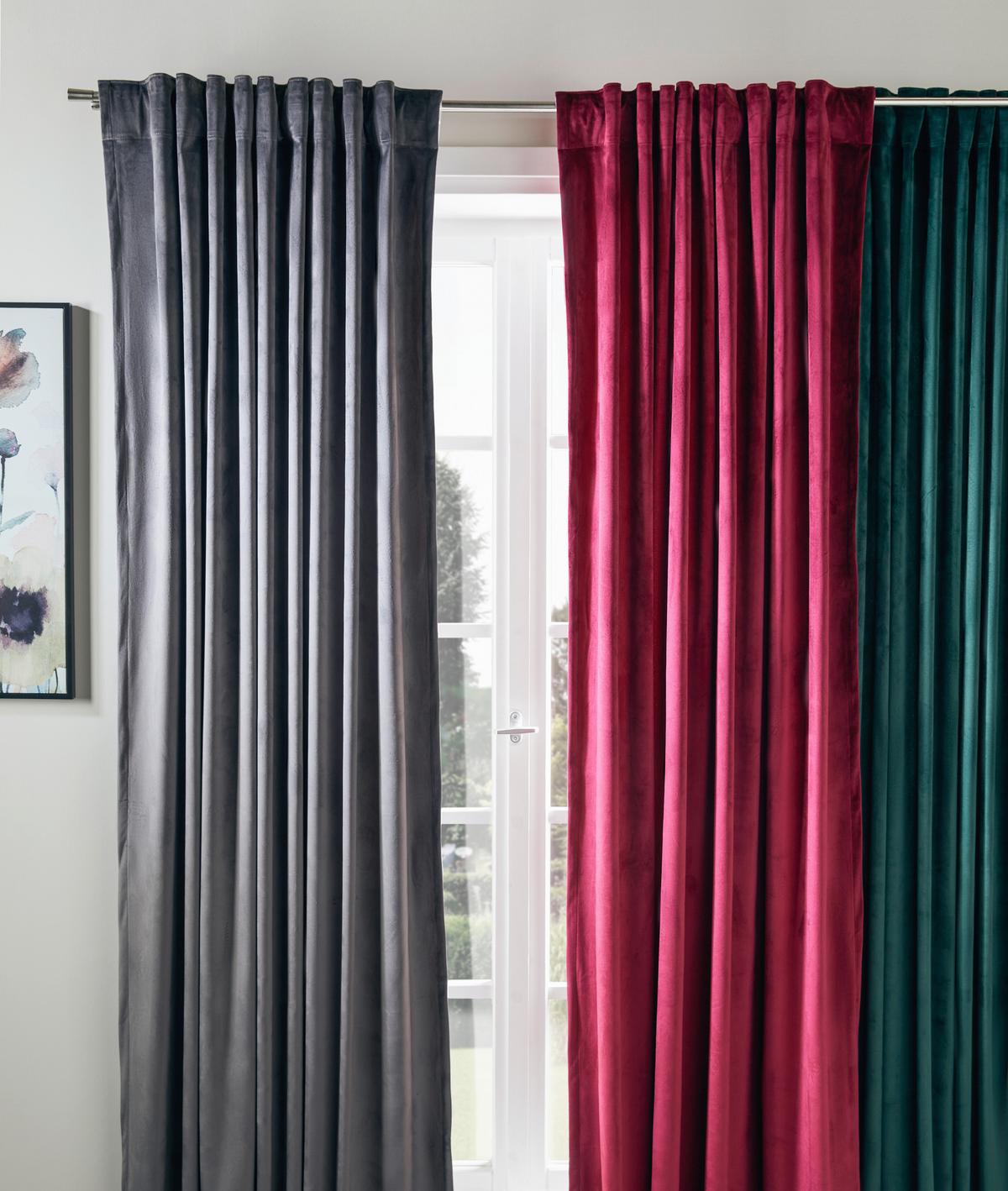 HOTOVÝ ZÁVES Viola, 140/245cm, antracit - antracitová, Konventionell, textil (140/245cm) - Premium Living