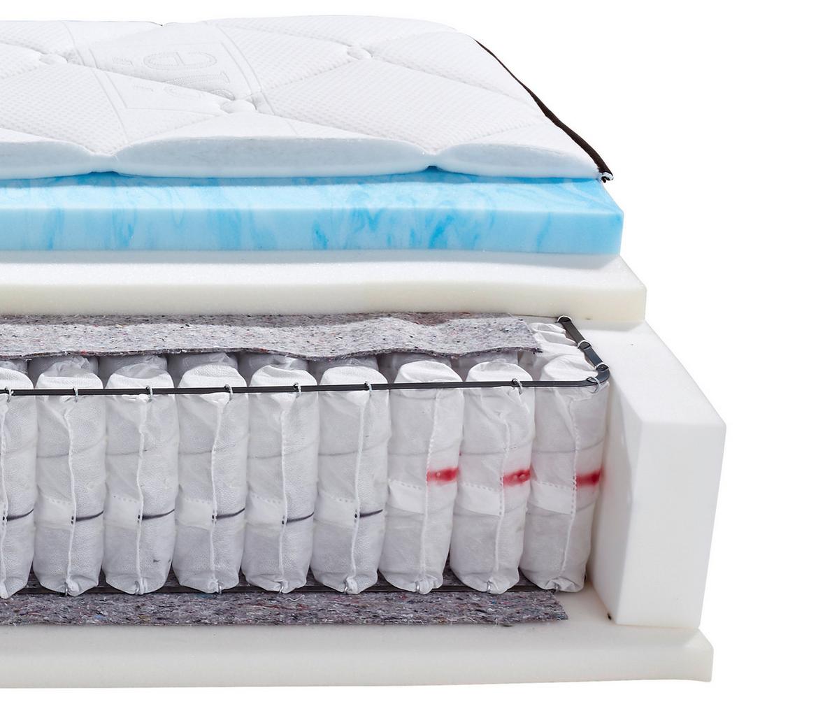 Boxspring Matrac Valerie 140/200 Cm - fehér, textil (140/200cm) - Ele