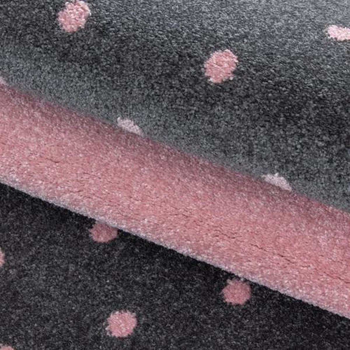 Detský koberec SRDCE 80x150 - pink, Trend, textil (80/150cm) - Ben'n'jen