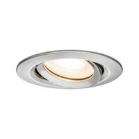 LED-Deckenleuchte Ø 9,3 cm Alufarben Rund - Zinkfarben/Alufarben, Basics, Metall (9,3cm) - Paulmann