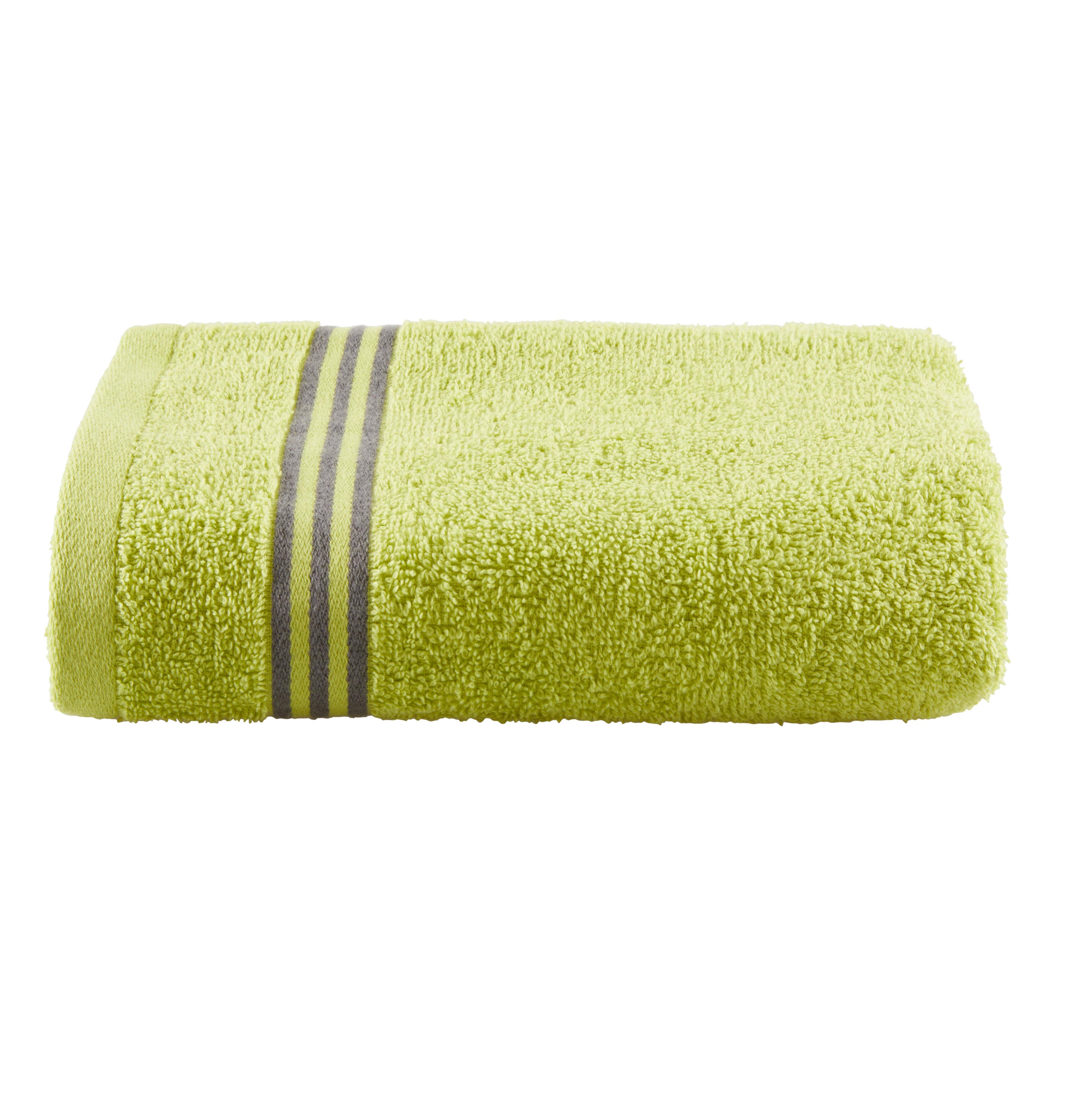 HANDTUCH SAMIRA - Grün, KONVENTIONELL, Textil (50/100cm) - Ondega