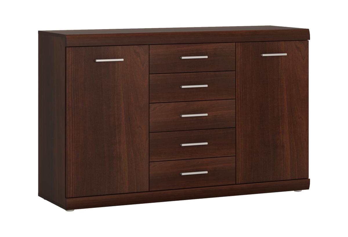Kommode Imperial Walnussfarben B:140cm - Walnussfarben, KONVENTIONELL, Holzwerkstoff (140/90/45cm)