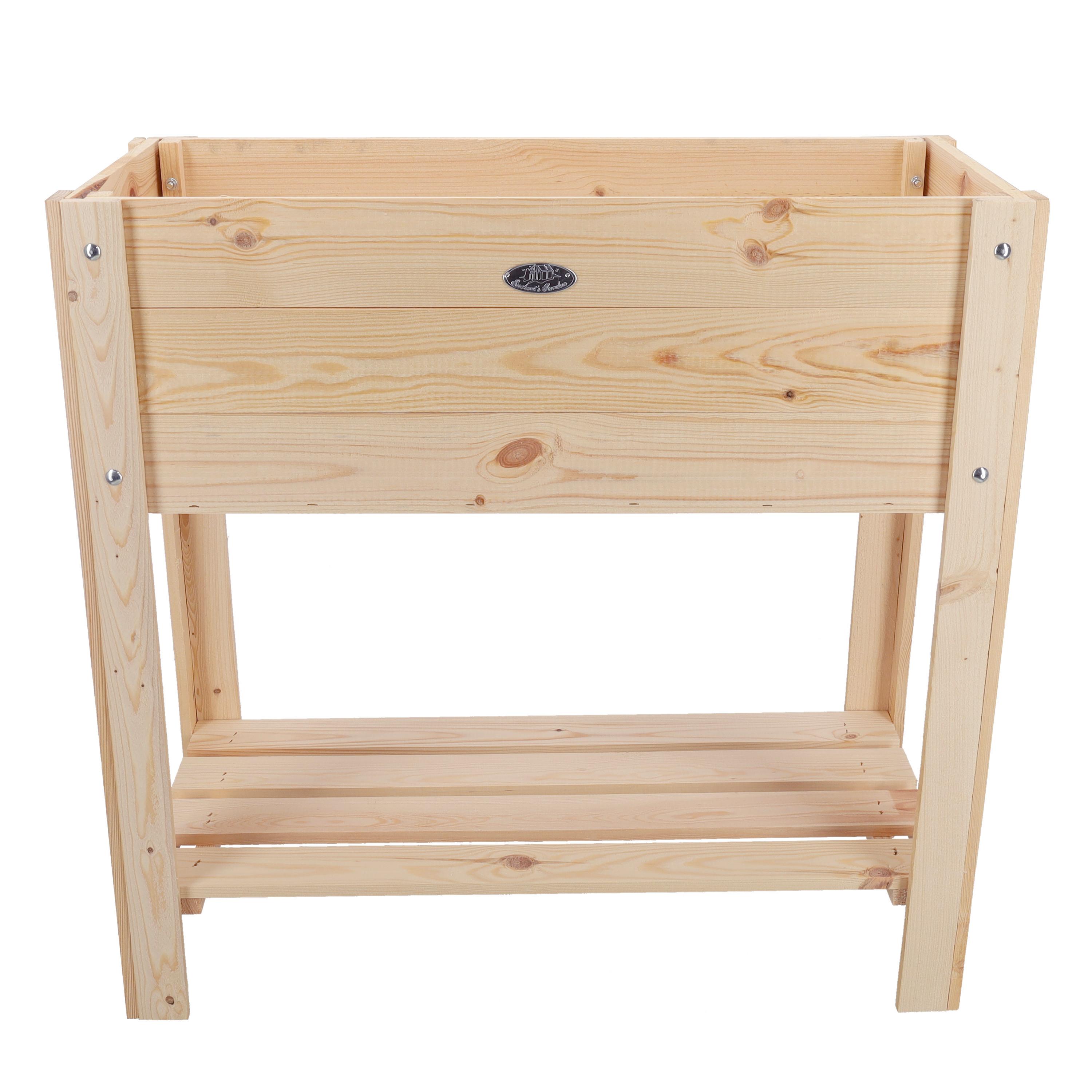Hochbeet Ng110 - Hellbraun, Basics, Holz (80/37/78cm)