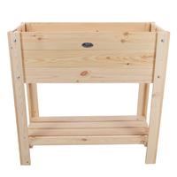 Hochbeet Ng110 - Hellbraun, Basics, Holz (80/37/78cm)