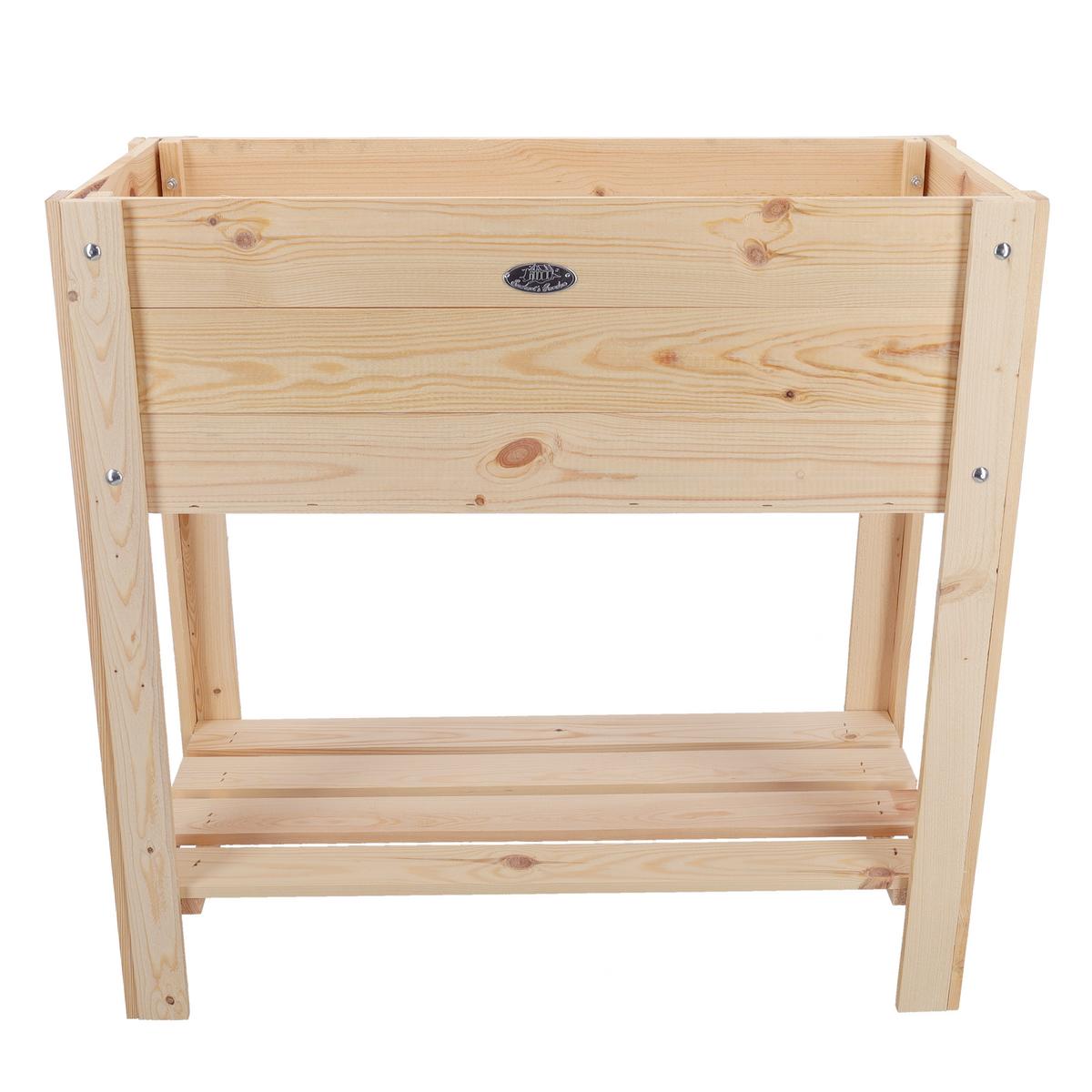 Hochbeet Ng110 - Hellbraun, Basics, Holz (80/37/78cm)
