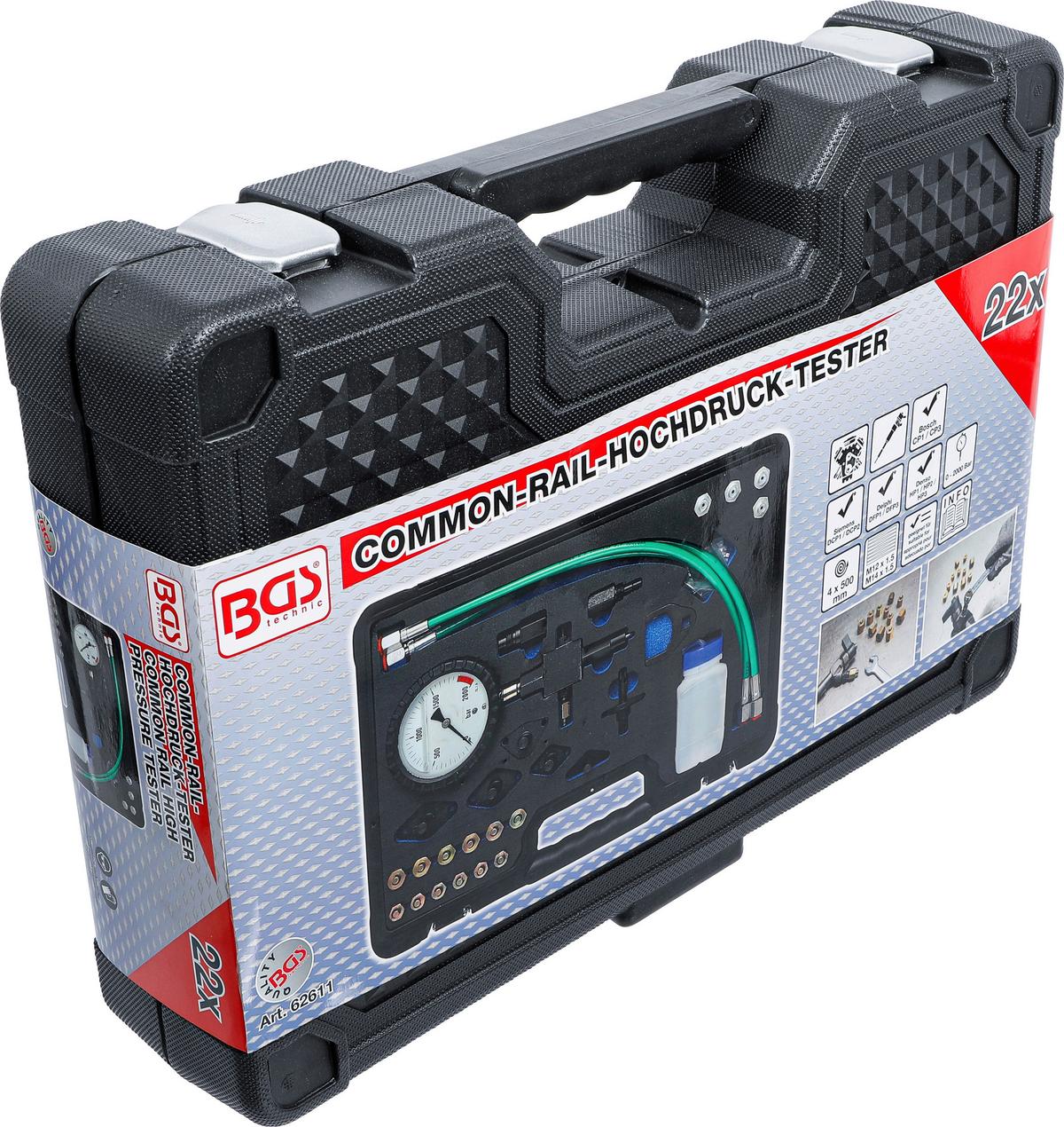 Common-rail-hochdruck-tester 62611 - Schwarz, Basics (48/34,1/32cm)