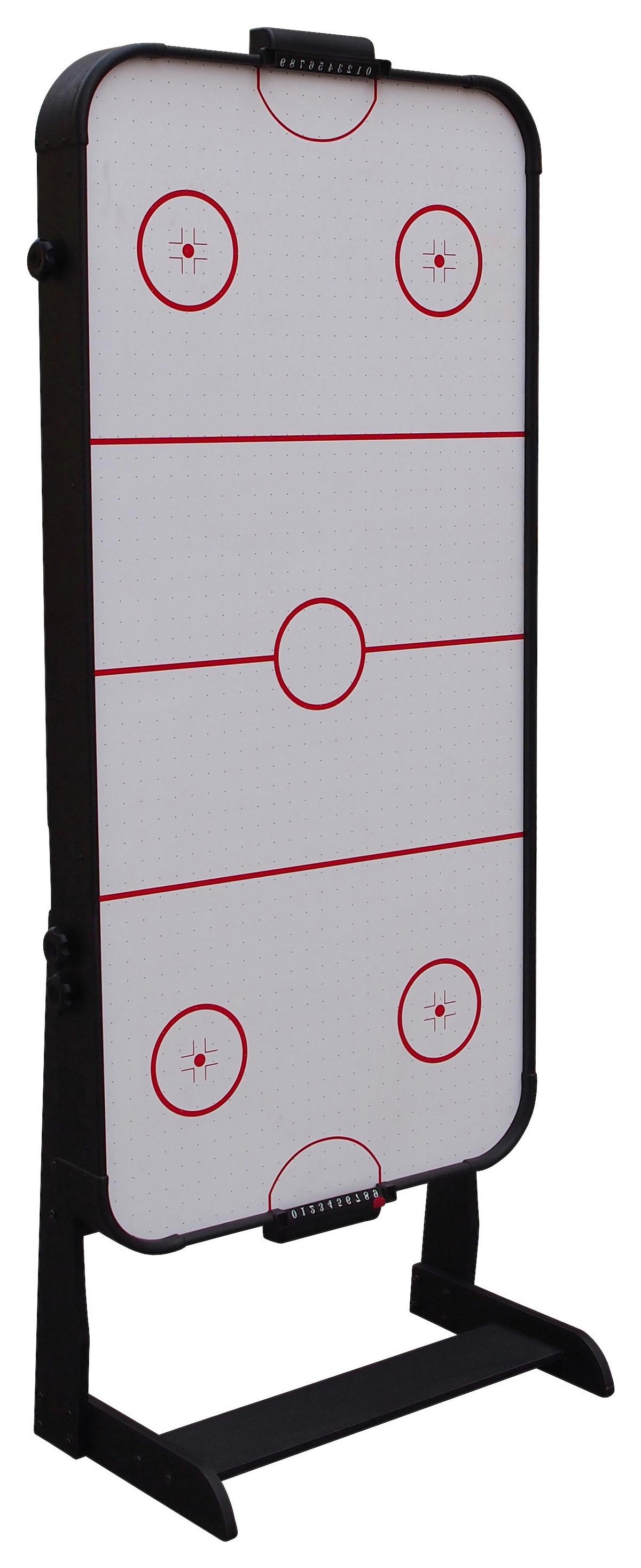 Tisch-eishockey L: 152cm Schwarz + Puck Und Zwei Tore - Schwarz, KONVENTIONELL, Holz (73/79/152cm) - Ambia Garden