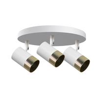 Strahler 98-27474 Tobi - Goldfarben/Weiß, Design, Metall (32/14cm)