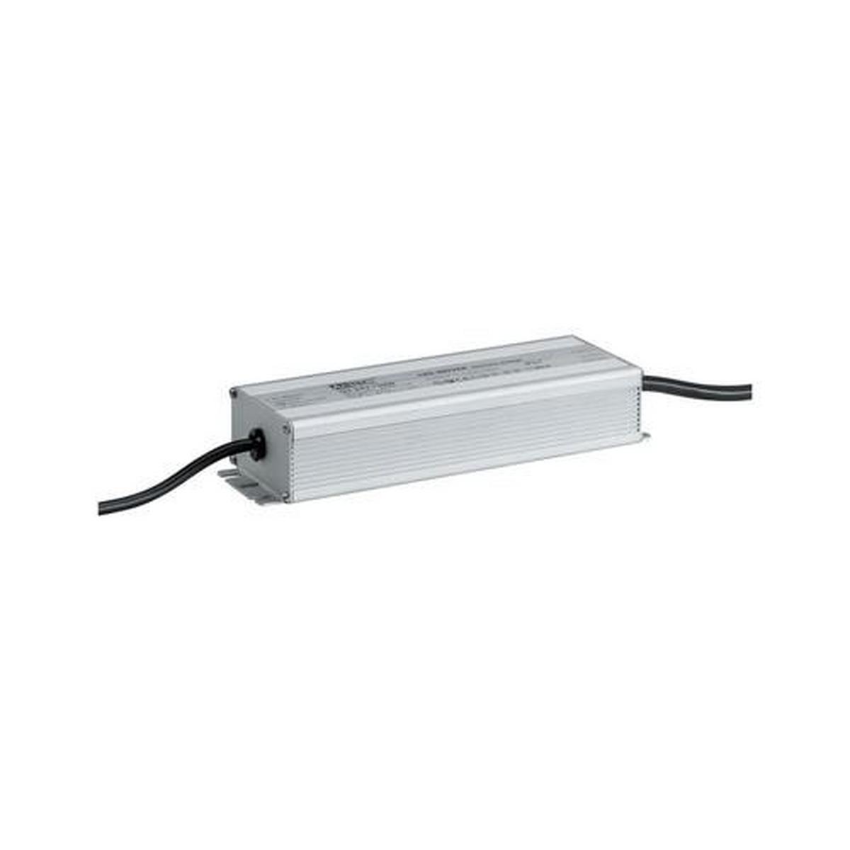 Transformator Plug & Shine für Außenleuchten - Silberfarben, Design, Metall (22,3/4/7cm) - Paulmann