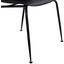 Stuhl Cannes B: 47 cm Schwarz - Schwarz, MODERN, Kunststoff/Metall (46/85/60cm) - Luca Bessoni Stuhl Cannes B: 47 cm Schwarz - Schwarz, MODERN, Kunststoff/Metall (46/85/60cm) - Luca Bessoni
