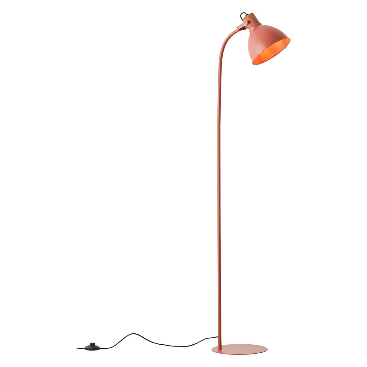 Stehleuchte 94556/01 ERENA - Rot, Basics, Holz/Metall (35/150cm) - Brilliant