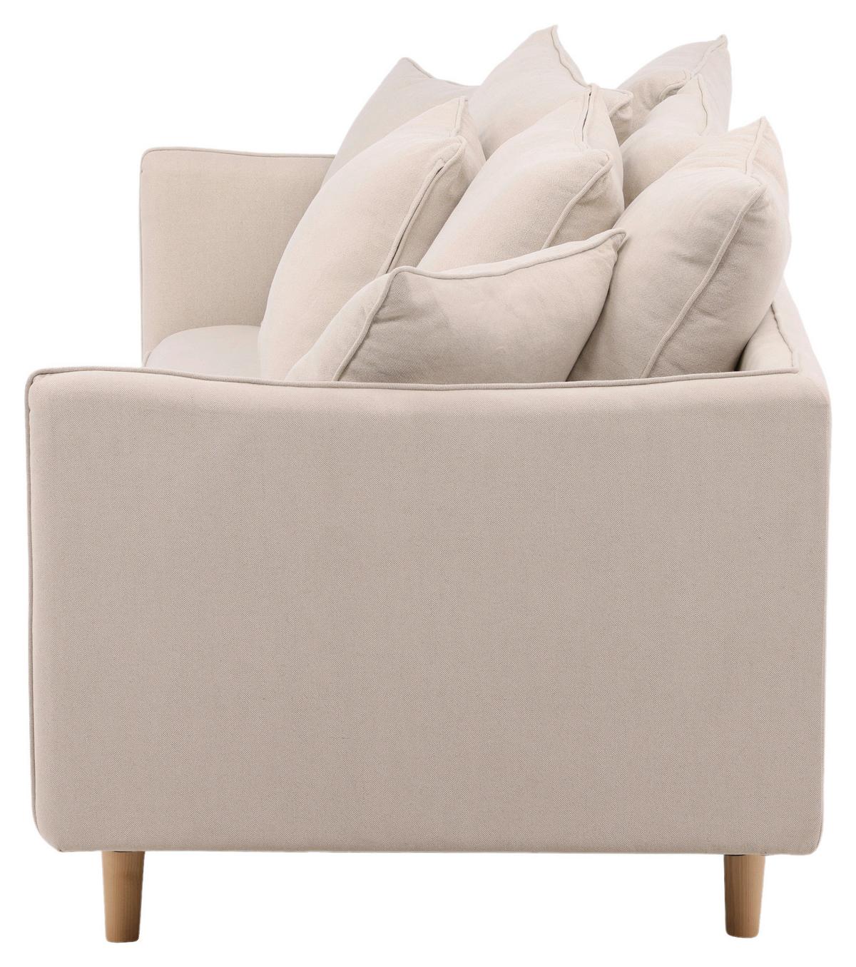 2-sitzer-sofa Segelskären - Beige, Design, Holz/Textil (240/91/92cm) - Livetastic