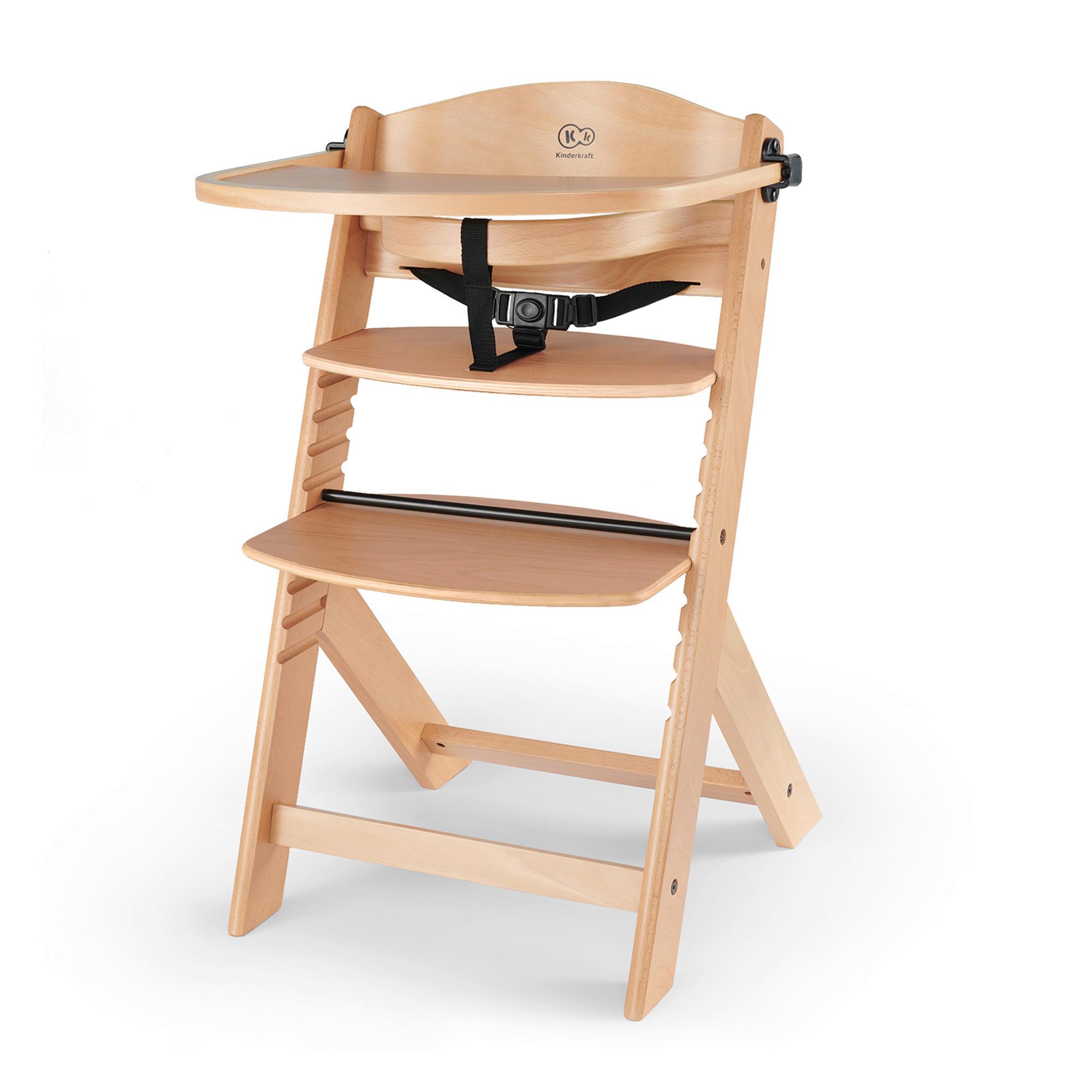 Hochstuhl Enock Buchefarben, B/H/T: 49x73x49cm - Buchefarben, Basics, Holz (49/73/49cm) - Kinderkraft