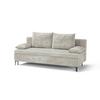 Schlafsofa Roxy Beige B: 200cm - Beige/Schwarz, Design, Textil (200/96/93cm) - MID.YOU