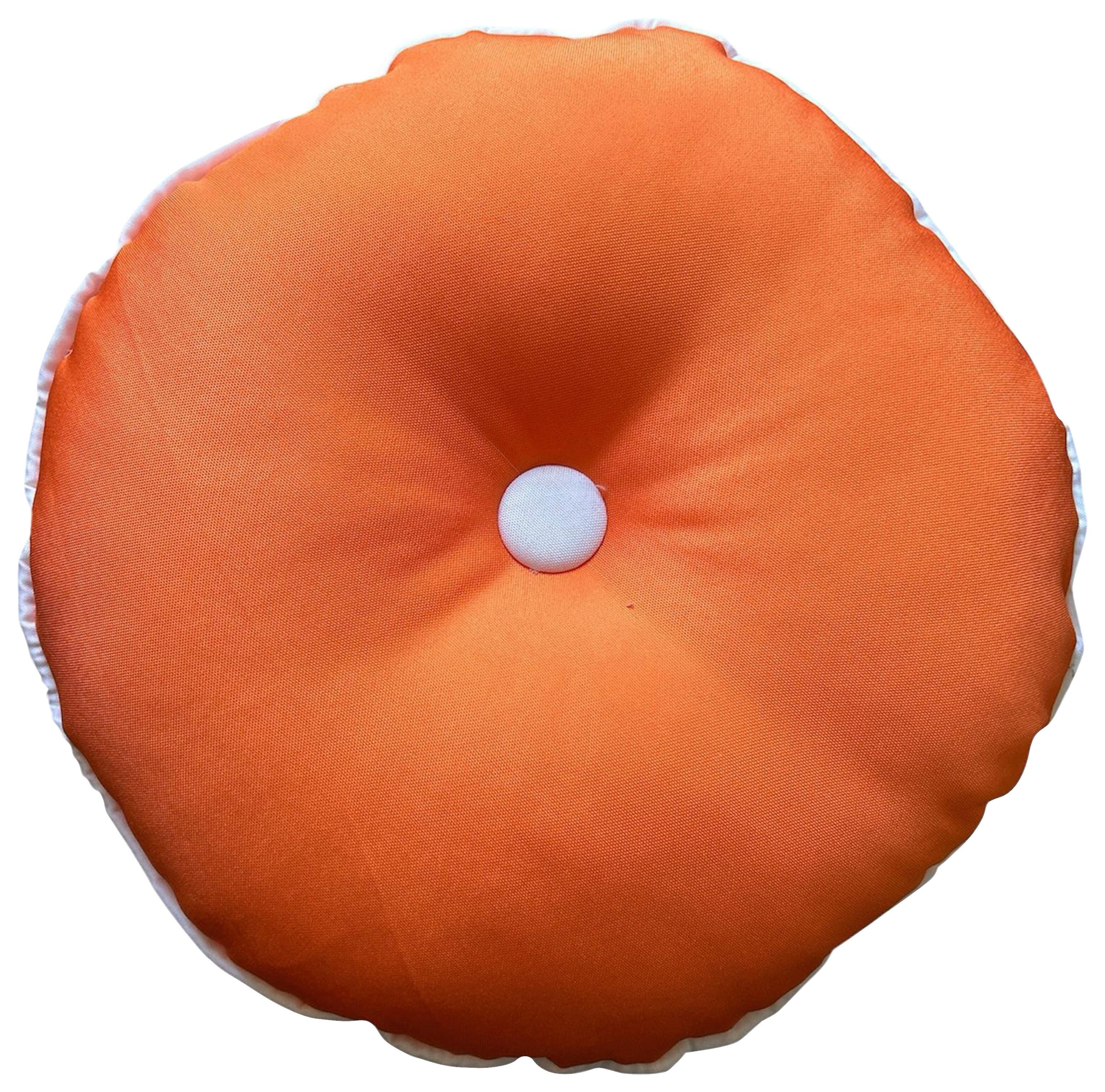Outdoor-kissen Malle - Orange, KONVENTIONELL, Textil (40cm) - Ondega