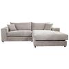 Ecksofa Funny S Rechts Grau S: 265x180 Cm - Schwarz/Grau, Basics, Textil (265/180cm) - Livetastic