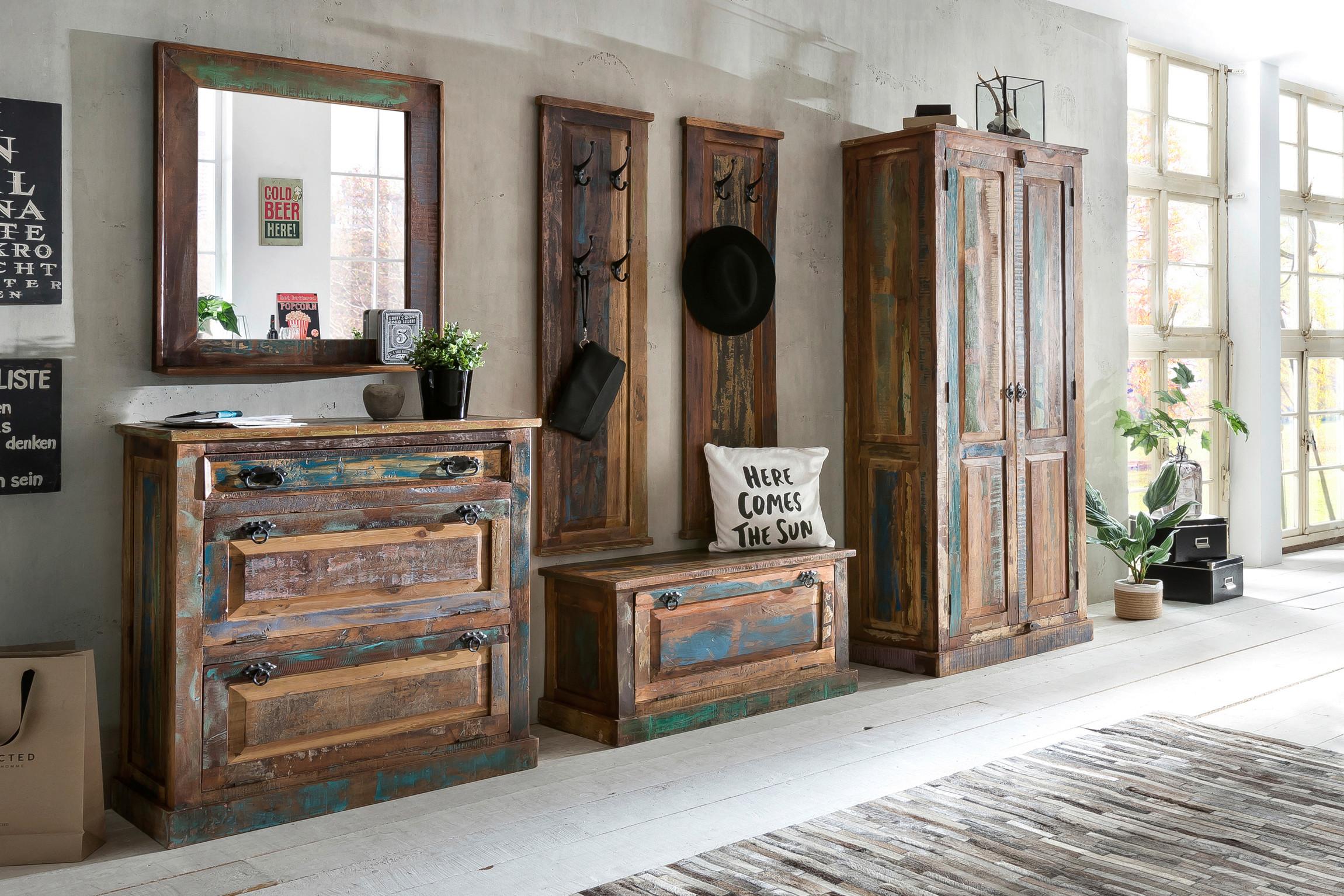 GARDEROBE Dielen Multicolor B: 250cm - Multicolor, Design, Holz (250/180/45cm) - MID.YOU
