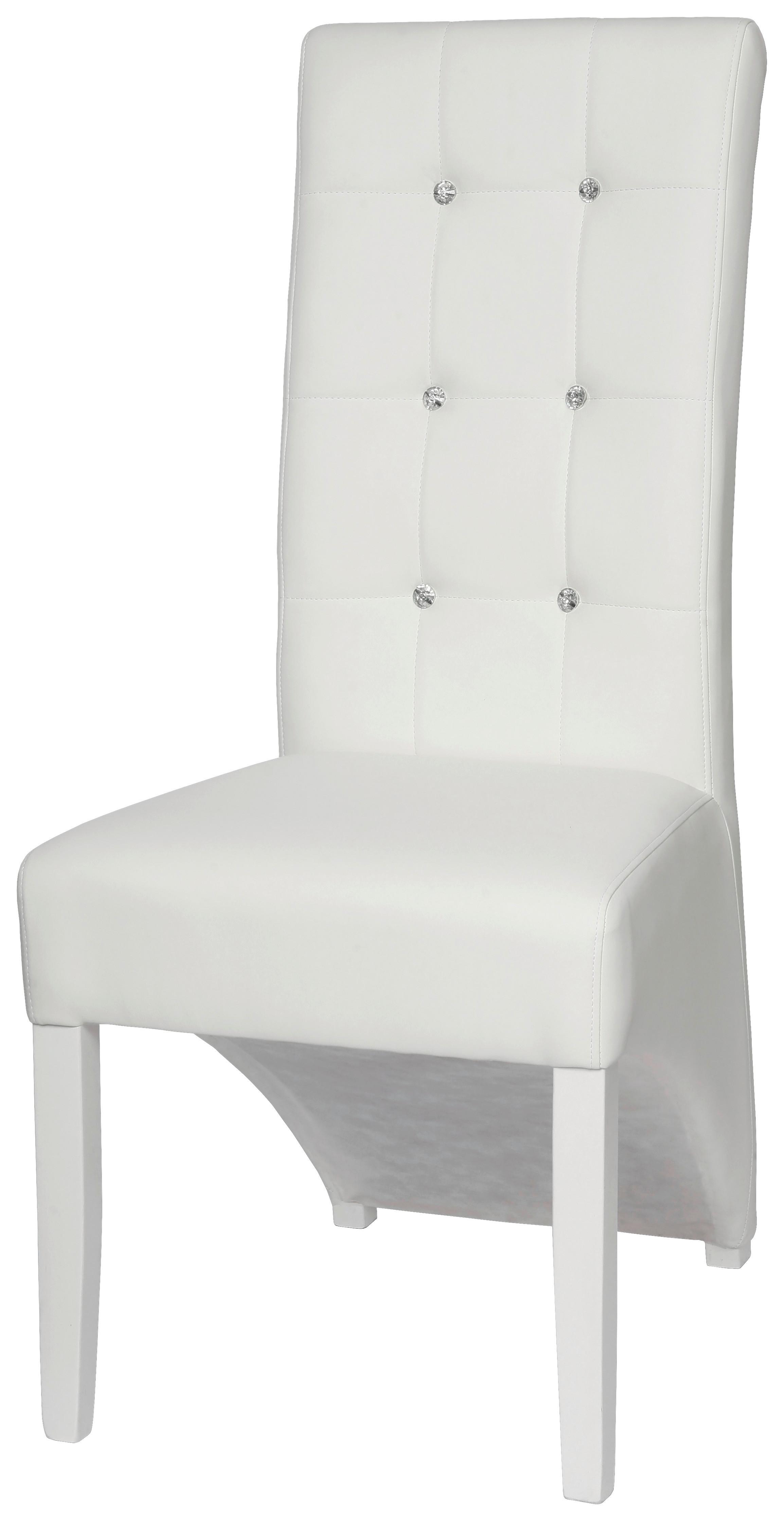 Négylábú Szék Marilyn - fehér, Konventionell, fa (47/105/66cm)