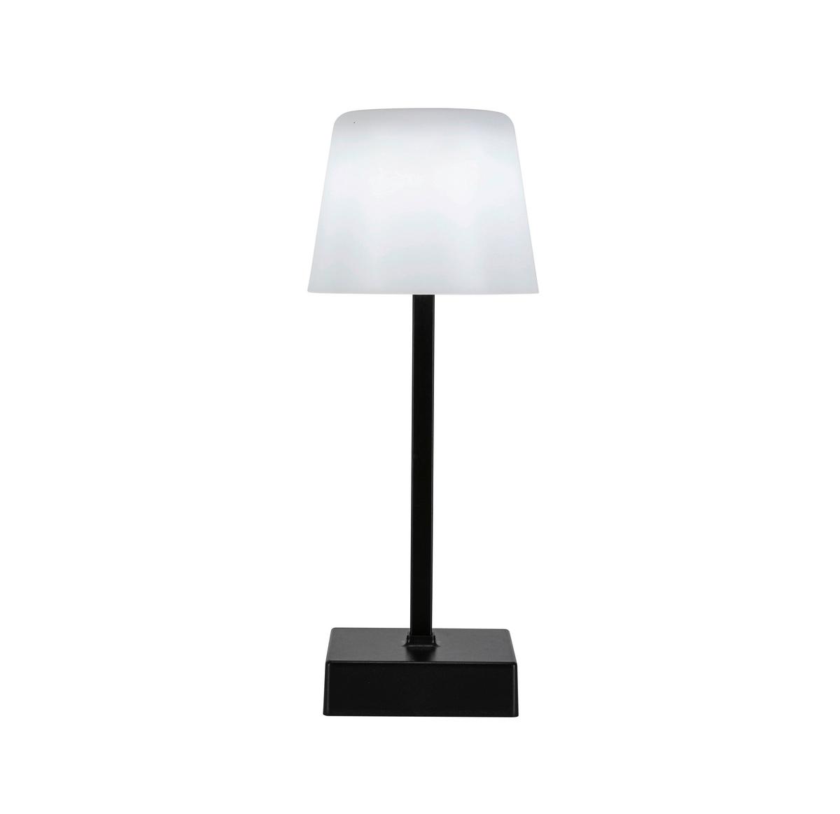 NABÍJATEĽNÁ STOLNÁ LAMPA EMO - čierna/biela, Modern, kov/plast (10,5/25cm) - Mömax
