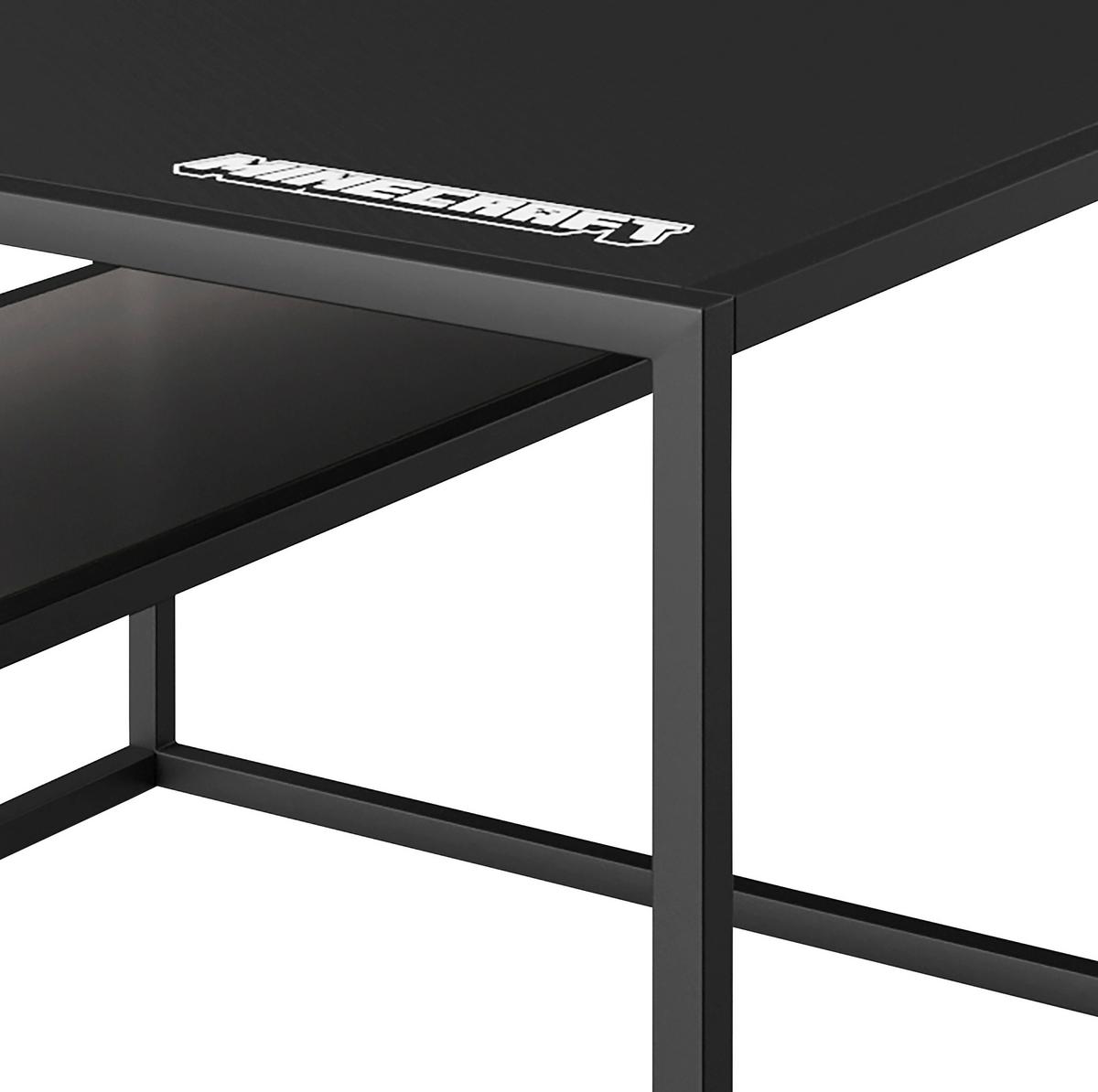 Couchtisch Minecraft - Schwarz, MODERN, Holzwerkstoff/Metall (70/70/45cm) - Minecraft