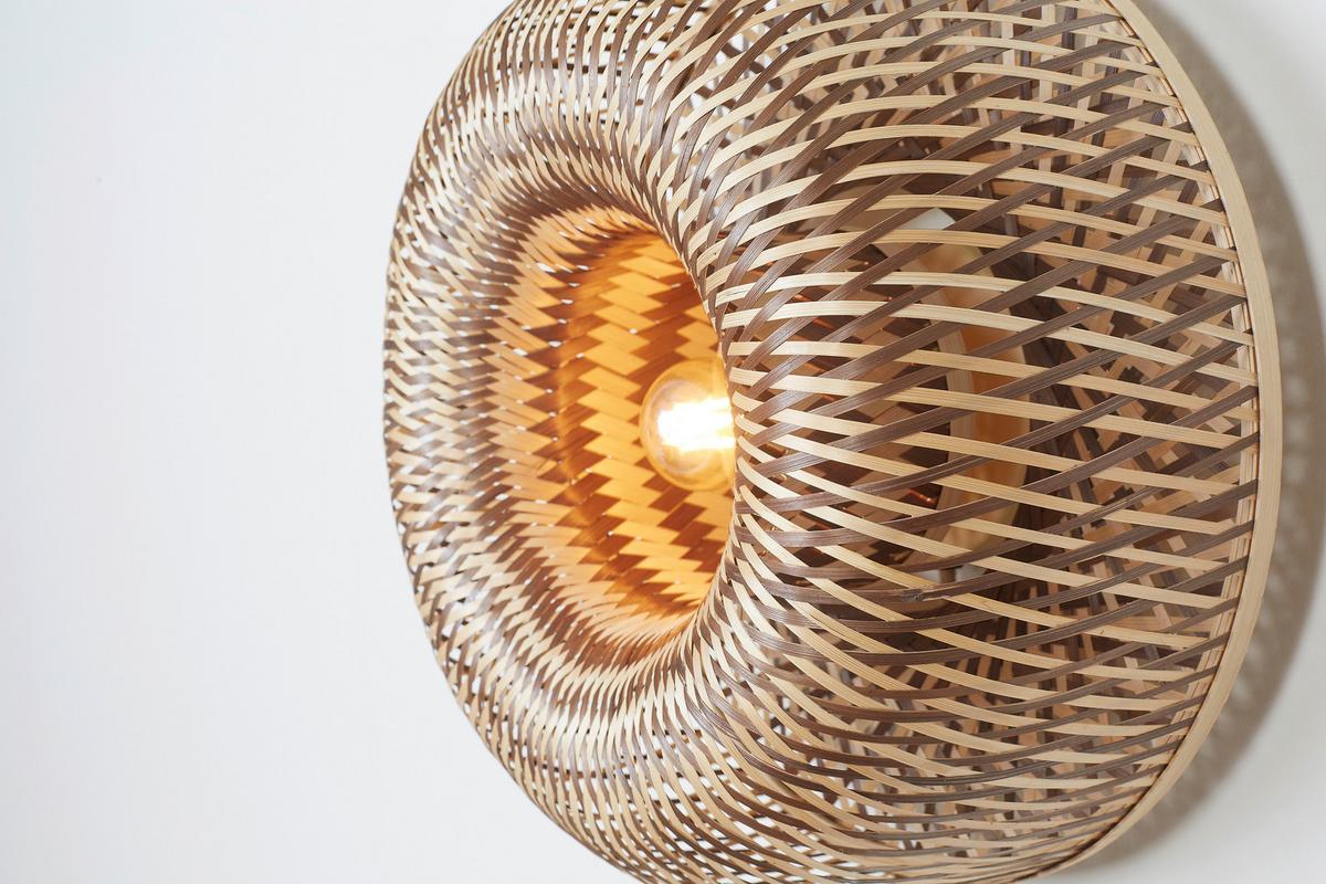 Deckenleuchte Barbados - Braun/Naturfarben, Basics, Naturmaterialien (35/15cm) - Good & Mojo