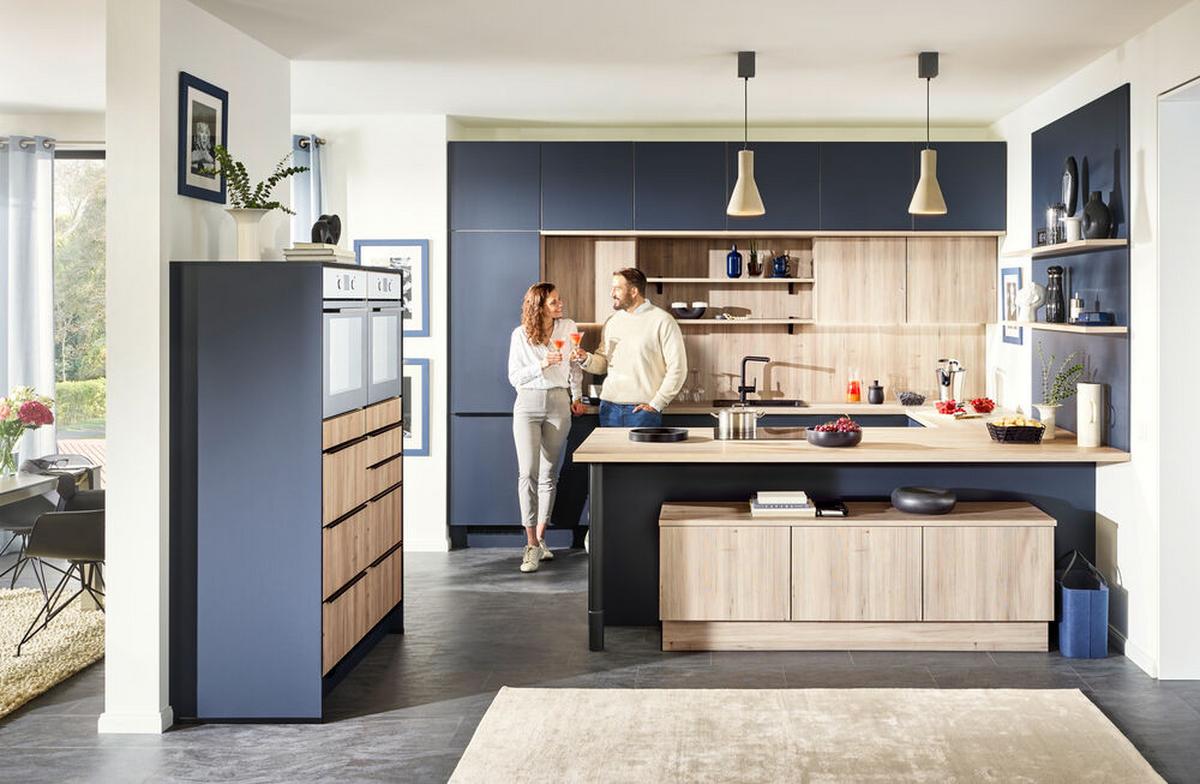 Einbauküchen Pn 210 Frei Planbar Modernes Design - Holzwerkstoff - Pino