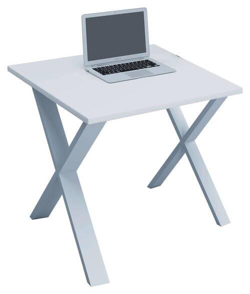 Schreibtisch Lona L: 80 cm Weiß