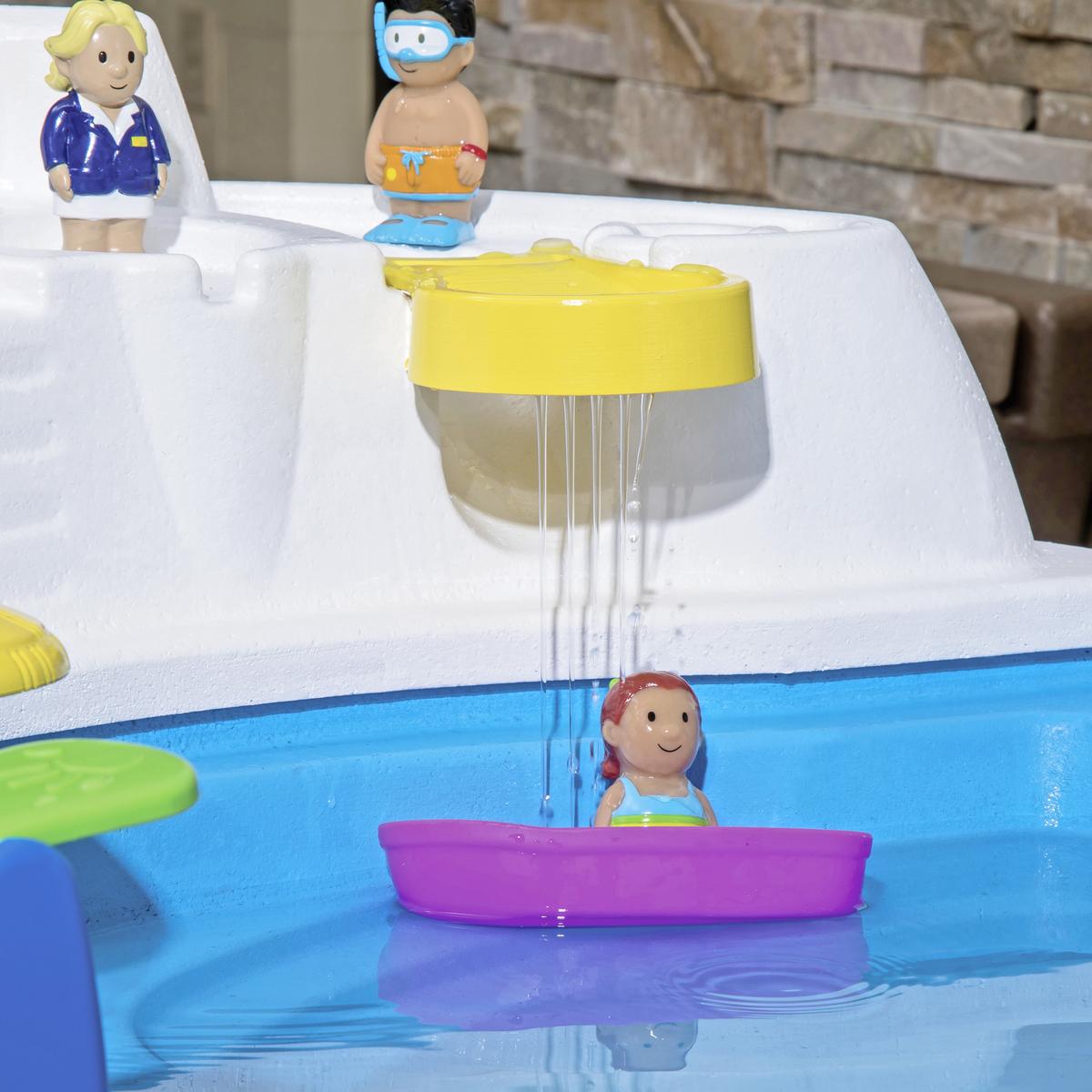 Sand- Und Wassertisch Step Fiesta Cruise Bxhxt 100x71x67 Cm - Blau/Multicolor, MODERN, Kunststoff (100,3/71,1/67,3cm) - Ambia Garden