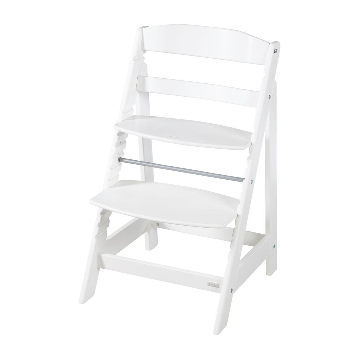 Treppenhochstuhl 'Sit Up Flex' weiß - Weiß, MODERN, Holzwerkstoff (44,5/80/54cm) - Roba