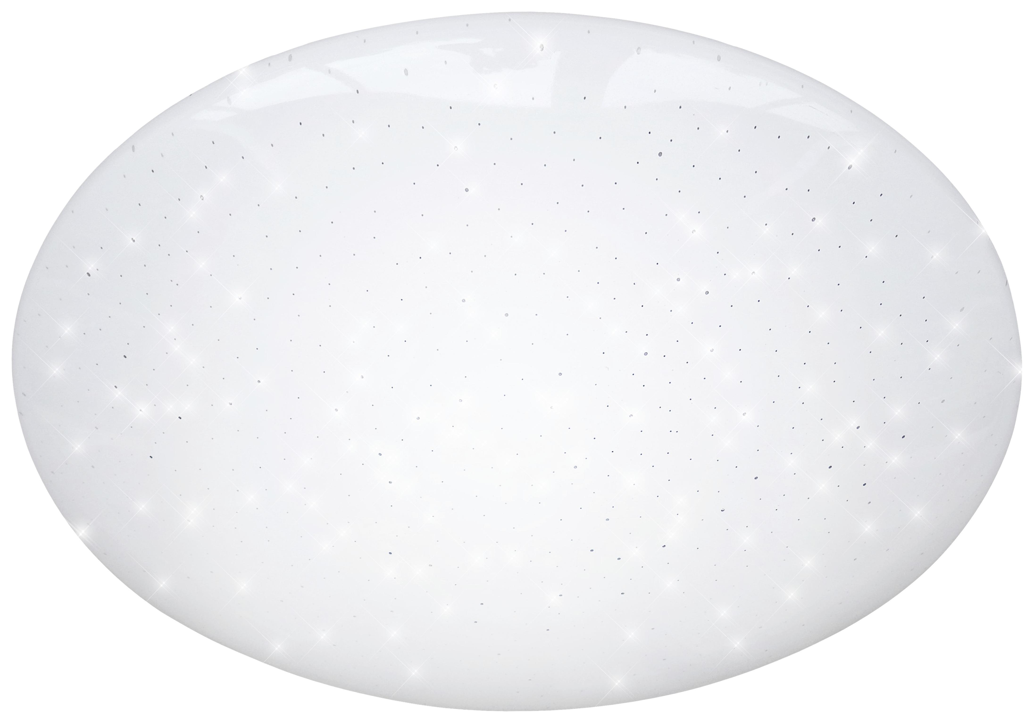 Stropní Led Svítidlo Starlight Ø 29cm, 12,5 Watt - bílá, Konvenční, kov/plast (29/9,5cm) - Modern Living