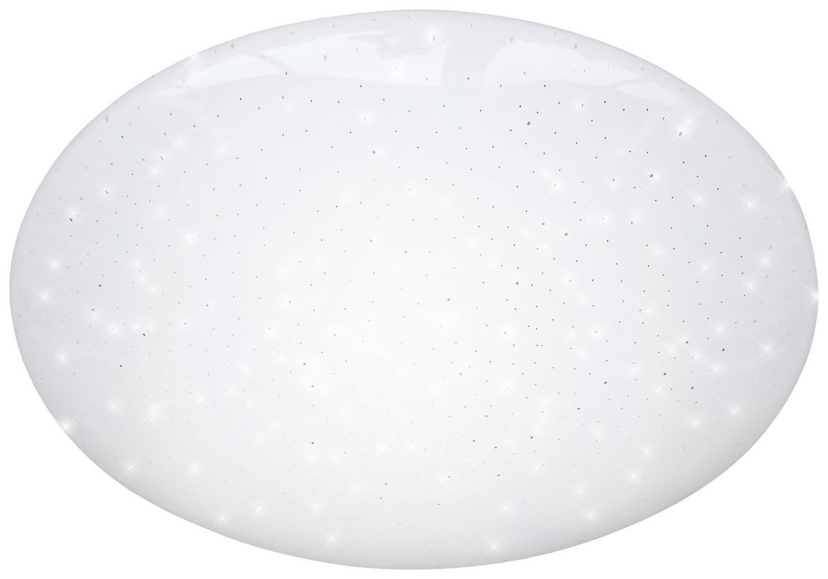 LED stropná lampa Starlight Ø 29cm, 12,5 Watt - biela, Konventionell, kov/plast (29/9,5cm) - Mömax