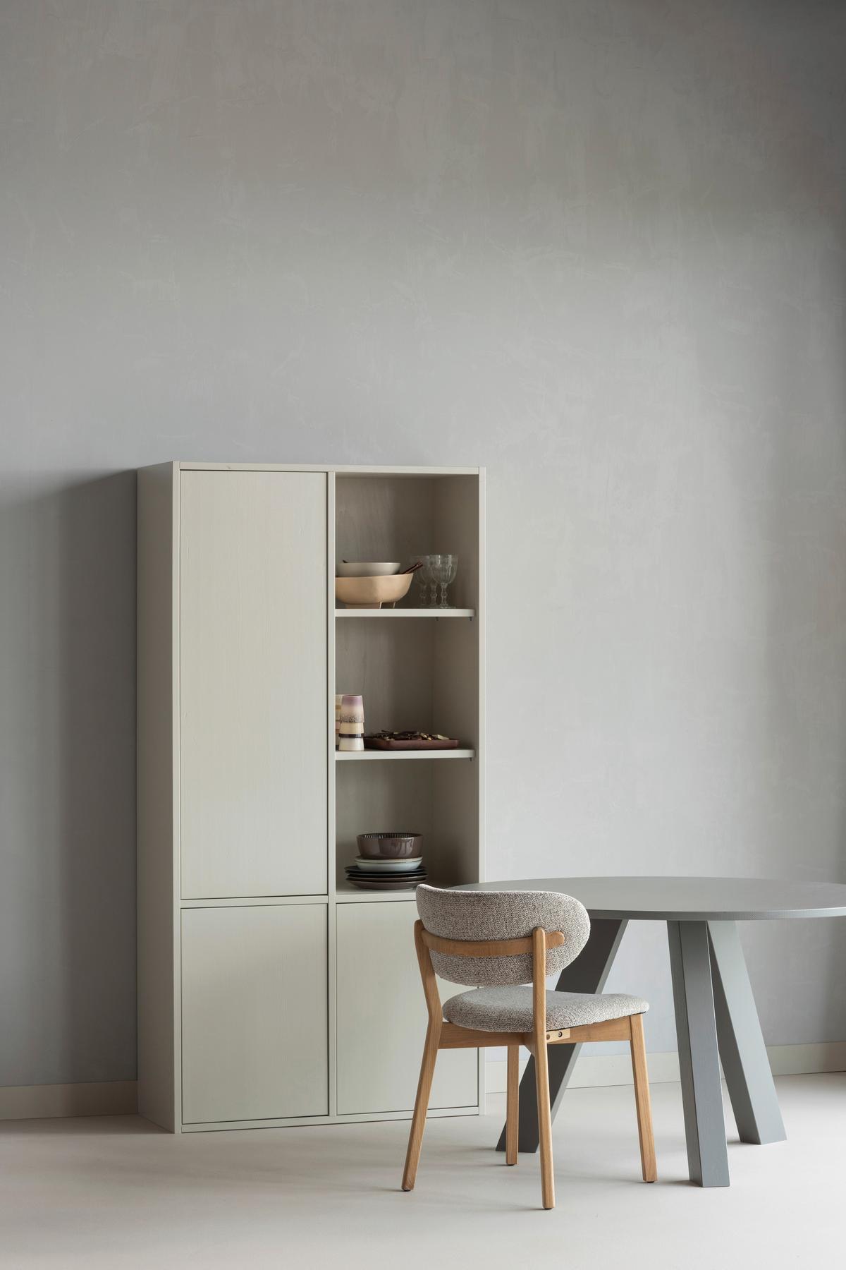 ESSTISCH Rhonda Grau L: 129cm - Grau, MODERN, Holz (129/129/75cm) - Livetastic