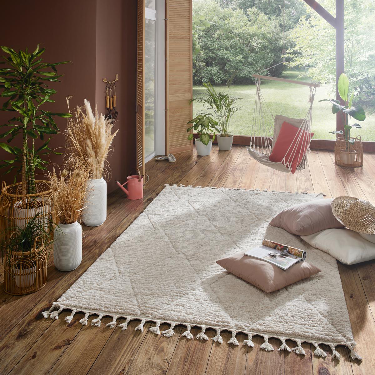 Tkaný koberec Selma 2, 120/170cm - bílá, Basics, textil (120/170cm) - Mömax